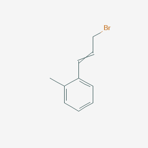 molecular formula C10H11Br B8514805 o-Methylcinnamyl bromide 