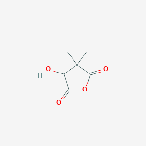 molecular formula C6H8O4 B8514822 (4RS)-4-Hydroxy-3,3-dimethyl-dihydro-furan-2,5-dione 