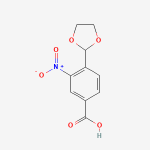 4-(1,3-Dioxolan-2-yl)-3-nitrobenzoic acid