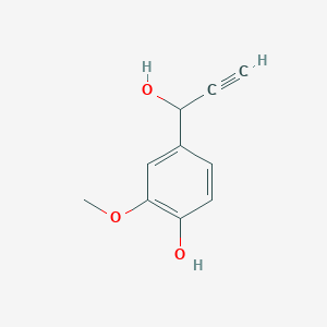 3-Hydroxy-3-(4-hydroxy-3-methoxyphenyl)-1-propyne