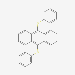 molecular formula C26H18S2 B8514849 9,10-Bis(phenylsulfanyl)anthracene CAS No. 38701-90-5