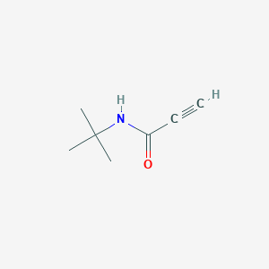 molecular formula C7H11NO B8514876 N-tert-Butyl-2-propynamide 