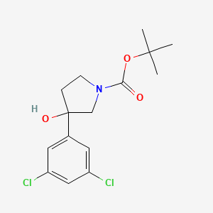 Tert-butyl 3-(3,5-dichlorophenyl)-3-hydroxypyrrolidin-1-carboxylate