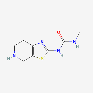 molecular formula C8H12N4OS B8514901 1-Methyl-3-(4,5,6,7-tetrahydro-thiazolo[5,4-c]pyridin-2-yl)-urea 
