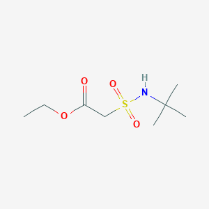 molecular formula C8H17NO4S B8514921 ethyl-2-(N-tert-butylsulfamoyl)acetate 