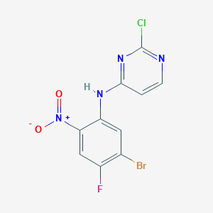 N-(5-bromo-4-fluoro-2-nitrophenyl)-2-chloropyrimidin-4-amine