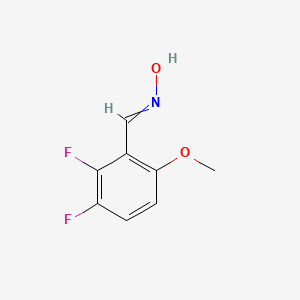 molecular formula C8H7F2NO2 B8514924 N-[(2,3-Difluoro-6-methoxyphenyl)methylidene]hydroxylamine CAS No. 221202-32-0