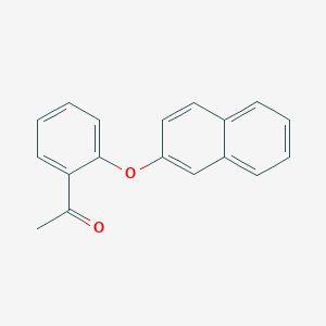 molecular formula C18H14O2 B8514934 1-[2-(Naphthalene-2-yloxy)-phenyl]-ethanone 