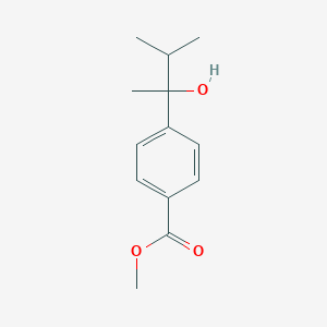 molecular formula C13H18O3 B8514969 Methyl 4-(1-hydroxy-1,2-dimethylpropyl)benzoate 