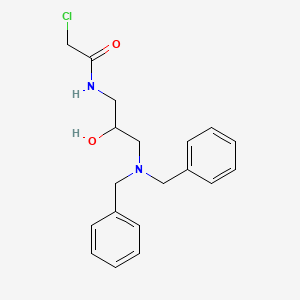 2-chloro-N-(3-(dibenzylamino)-2-hydroxypropyl)acetamide