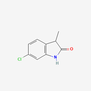 molecular formula C9H8ClNO B8515045 6-Chloro-3-methyl-1,3-dihydro-indol-2-one 