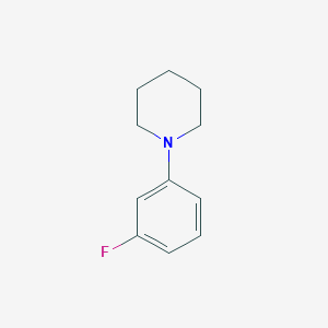 molecular formula C11H14FN B8515053 1-(3-Fluorophenyl)piperidine 