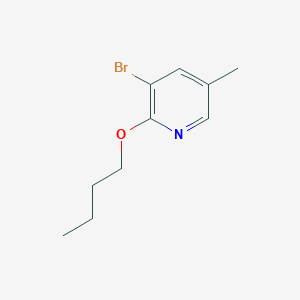 3-Bromo-2-butoxy-5-methyl-pyridine