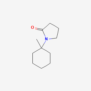 molecular formula C11H19NO B8515142 1-(1-Methylcyclohexyl)pyrrolidin-2-one CAS No. 886615-99-2