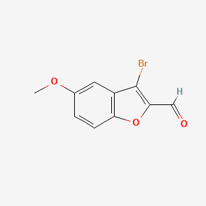 3-Bromo-5-methoxybenzofuran-2-carbaldehyde