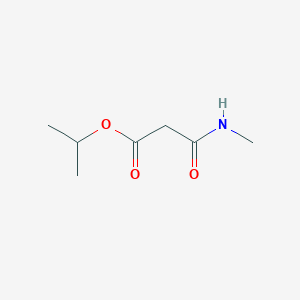 molecular formula C7H13NO3 B8515209 2-Carboisopropoxy-n-methyl-acetamide 