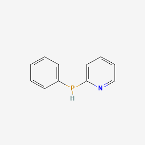 molecular formula C11H10NP B8515220 Pyridylphenylphosphine 
