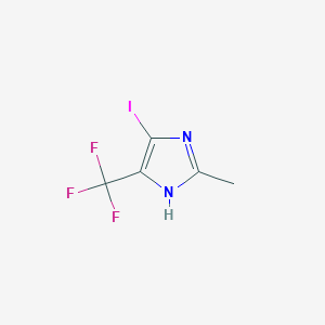 1H-Imidazole, 5-iodo-2-methyl-4-(trifluoromethyl)-