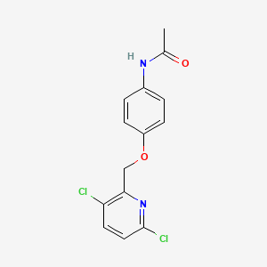 N-{4-[(3,6-Dichloropyridin-2-yl)methoxy]phenyl}acetamide