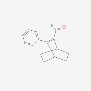 molecular formula C15H16O B8515313 3-Phenylbicyclo[2.2.2]oct-2-ene-2-carbaldehyde CAS No. 62373-94-8