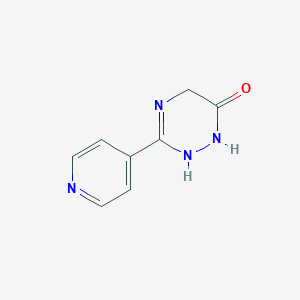 3-(Pyridin-4-yl)-2,5-dihydro-1,2,4-triazin-6(1H)-one