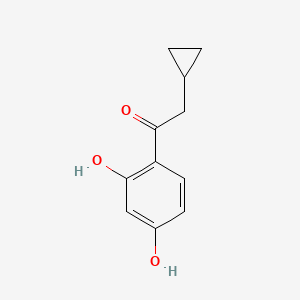 2-Cyclopropyl-1-(2,4-dihydroxy-phenyl)-ethanone