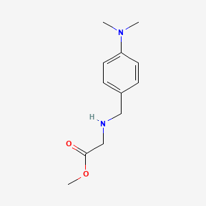 molecular formula C12H18N2O2 B8515415 (4-Dimethylamino-benzylamino)-acetic acid methyl ester 