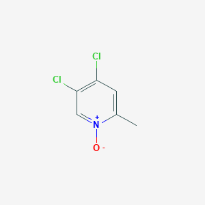 molecular formula C6H5Cl2NO B8515450 4,5-Dichloro-2-methylpyridine 1-oxide 