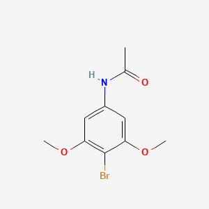 molecular formula C10H12BrNO3 B8515517 N-(4-bromo-3,5-dimethoxyphenyl)acetamide 