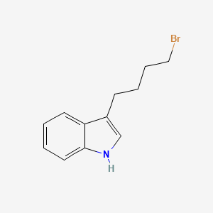 molecular formula C12H14BrN B8515557 3-(4-Bromobutyl)-1h-indole 