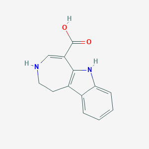 molecular formula C13H12N2O2 B8515568 1,2,3,6-Tetrahydroazepino[4,5-B]indole-5-carboxylic acid 