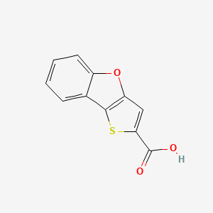 molecular formula C11H6O3S B8515608 Thieno[3,2-b]benzofuran-2-carboxylic acid 
