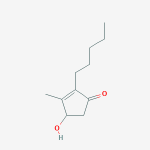 4-Hydroxy-3-methyl-2-pentyl-cyclopent-2-enone