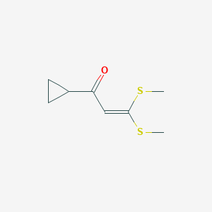 1-Cyclopropyl-3,3-bis(methylthio)prop-2-en-1-one