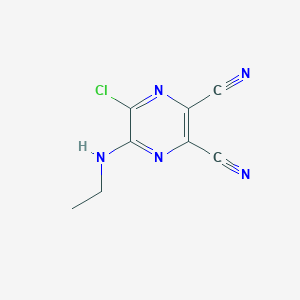 2,3-Dicyano-5-ethylamino-6-chloropyrazine