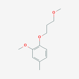 molecular formula C12H18O3 B8515643 2-Methoxy-1-(3-methoxy-propoxy)4-methyl-benzene 