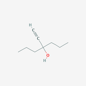 molecular formula C9H16O B8515691 4-Ethynylheptan-4-ol 