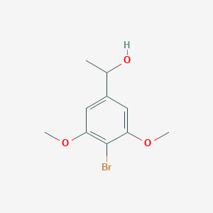 molecular formula C10H13BrO3 B8515719 1-(4-Bromo-3,5-dimethoxyphenyl)ethanol 