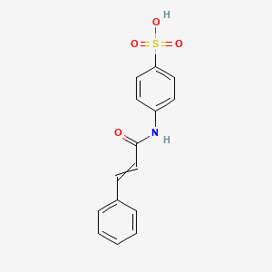 molecular formula C15H13NO4S B8515741 N-(p-sulfophenyl)-cinnamamide CAS No. 89217-68-5