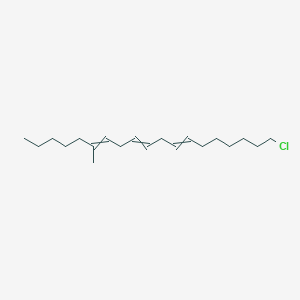 molecular formula C20H35Cl B8515744 19-Chloro-6-methylnonadeca-6,9,12-triene CAS No. 63983-69-7