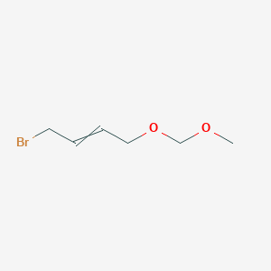 molecular formula C6H11BrO2 B8515805 1-Bromo-4-(methoxymethoxy)but-2-ene CAS No. 200628-54-2