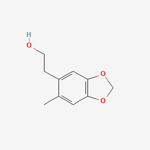 molecular formula C10H12O3 B8515881 2-(6-Methyl-1,3-benzodioxol-5-yl)ethanol 
