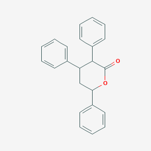 molecular formula C23H20O2 B8515985 3,4,6-Triphenyloxan-2-one CAS No. 62071-24-3