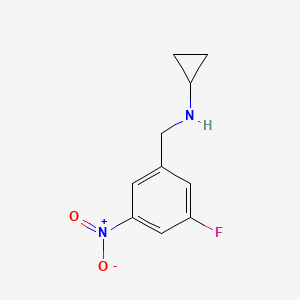 N-cyclopropyl-N-(3-fluoro-5-nitrobenzyl)amine