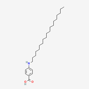 molecular formula C26H45NO2 B8516220 4-(Nonadecylamino)benzoic acid CAS No. 55791-69-0