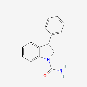 molecular formula C15H14N2O B8516274 3-Phenyl-2,3-dihydro-1H-indole-1-carboxamide CAS No. 62236-36-6