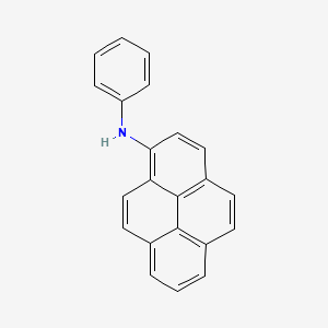 molecular formula C22H15N B8516321 N-Phenylpyren-1-amine CAS No. 65838-93-9
