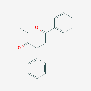 molecular formula C18H18O2 B8516357 1,3-Diphenylhexane-1,4-dione CAS No. 80460-13-5