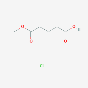 molecular formula C6H10ClO4- B8516358 Glutaric acid monomethylester chloride 