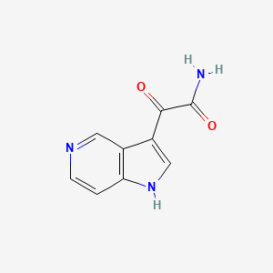 molecular formula C9H7N3O2 B8516393 2-Oxo-2-(1H-pyrrolo[3,2-C]pyridin-3-YL)-acetamide 